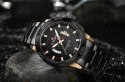 ZEGAREK MĘSKI NAVIFORCE - MERCURY (zn038d) - black/rosegold