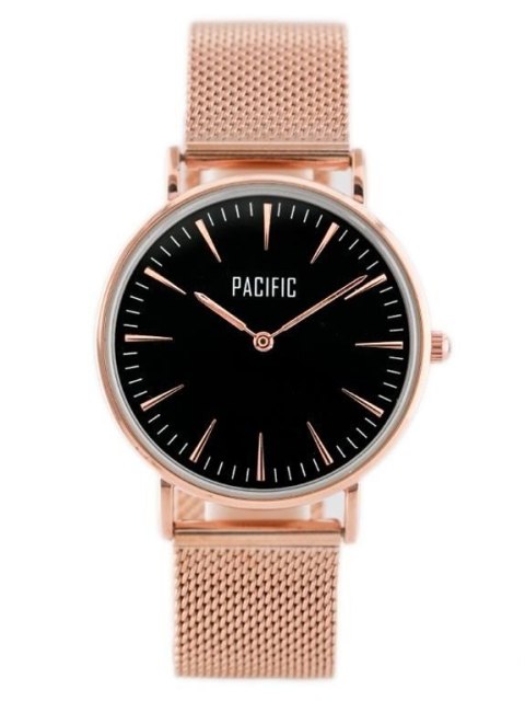 ZEGAREK DAMSKI PACIFIC CLOSE (zy587f) - redgold/black