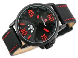 ZEGAREK MĘSKI NAVIFORCE CARTIE (zn023b) - black/red