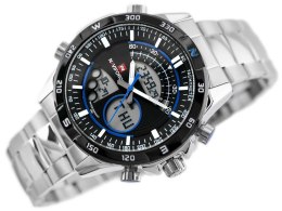 ZEGAREK MĘSKI NAVIFORCE - VICKERS (zn012c) silver/blue