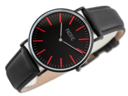 ZEGAREK DAMSKI PACIFIC CLOSE (zy588b) - black/red