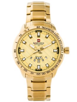 ZEGAREK MĘSKI NAVIFORCE - NF9090 (zn040c) - gold + BOX