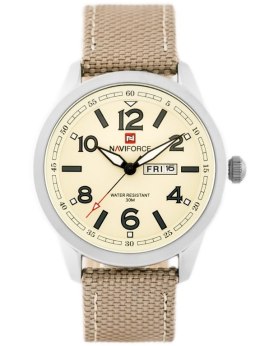 ZEGAREK MĘSKI NAVIFORCE - NF9101 (zn044a) - beige