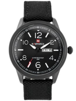 ZEGAREK MĘSKI NAVIFORCE - NF9101 (zn044d) - black/white