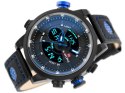 ZEGAREK MĘSKI NAVIFORCE - NF9081 (zn048b) - black/blue + box