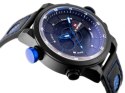 ZEGAREK MĘSKI NAVIFORCE - NF9081 (zn048b) - black/blue + box