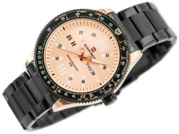 ZEGAREK MĘSKI NAVIFORCE - NF9102 (zn060d) - rosegold / black