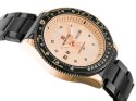 ZEGAREK MĘSKI NAVIFORCE - NF9102 (zn060d) - rosegold / black