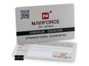 ZEGAREK MĘSKI NAVIFORCE - NF9111 (zn051a) - black/white