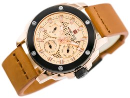 ZEGAREK MĘSKI NAVIFORCE - NF9116 (zn057e) - camel/rosegold