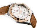 ZEGAREK MĘSKI NAVIFORCE - NF9118 (zn054d) - camel/silver/rosegold