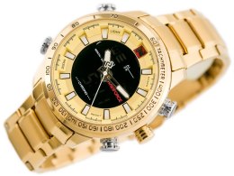 ZEGAREK MĘSKI NAVIFORCE - NF9093 (zn041e) - gold + BOX