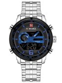 ZEGAREK MĘSKI NAVIFORCE - NF9119 (zn066b) - silver/black/blue