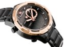 ZEGAREK MĘSKI NAVIFORCE - NF9120 (zn062d) - black/rosegold