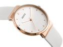 ZEGAREK DAMSKI PACIFIC 6009 (zy595b) - white/rosegold