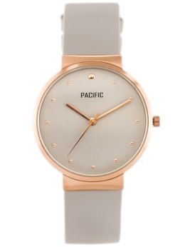 ZEGAREK DAMSKI PACIFIC 6009 (zy595c) - grey/rosegold