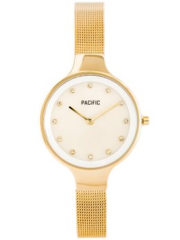 ZEGAREK DAMSKI PACIFIC 6009 (zy596b) - gold/pearl