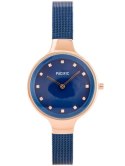 ZEGAREK DAMSKI PACIFIC 6009 (zy596e) - blue/rosegold