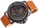 ZEGAREK MĘSKI NAVIFORCE - NF9122 (zn056d) - orange/camel