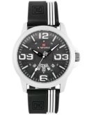 ZEGAREK MĘSKI NAVIFORCE - NF9123 (zn067a) - black/white