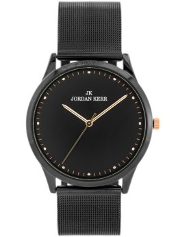 ZEGAREK MĘSKI JORDAN KERR - AW508 (zj120d) black/rose gold