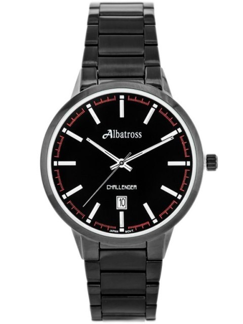 ZEGAREK MĘSKI ALBATROSS Challenger ABDC06 (za059c) black