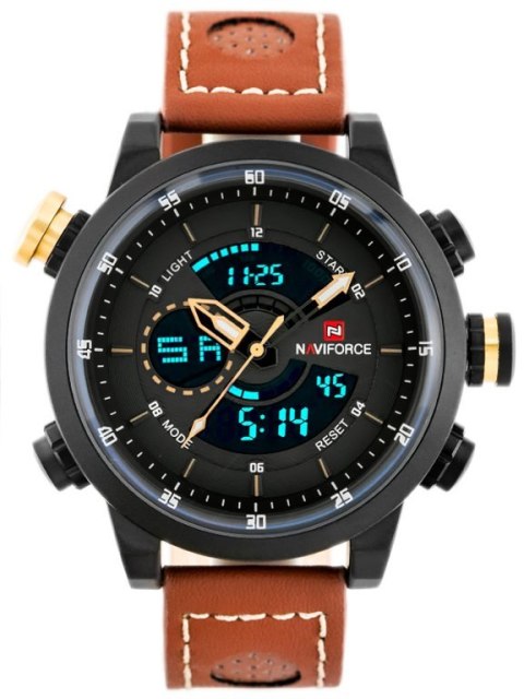 ZEGAREK MĘSKI NAVIFORCE - NF9081 (zn048e) - brown + box