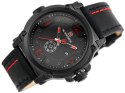 ZEGAREK MĘSKI NAVIFORCE - NF9099 (zn079b) - black/red + box