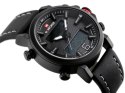 ZEGAREK MĘSKI NAVIFORCE - NF9135 (zn076b) - black/grey + box