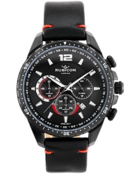 ZEGAREK MĘSKI RUBICON RNCD98 - CHRONOGRAF (zr095a) black