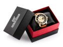 ZEGAREK MĘSKI NAVIFORCE - NF9142 (zn087c) gold/br. + BOX