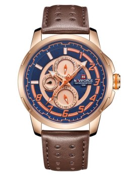 ZEGAREK MĘSKI NAVIFORCE NF9142 (zn087d) rose gold + BOX