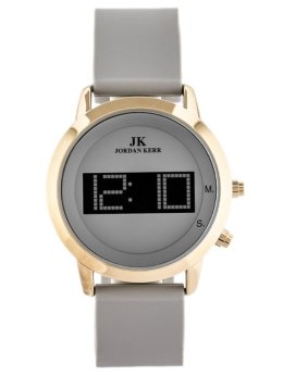 ZEGAREK DAMSKI JORDAN KERR - C3144 - LCD (zj930f) grey/gold