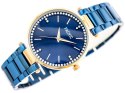 ZEGAREK DAMSKI PACIFIC X6063 - blue/rosegold (zy620d)