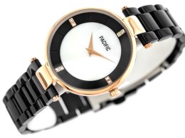 ZEGAREK DAMSKI PACIFIC X6119 - black / gold (zy624i)