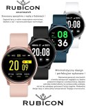 SMARTWATCH DAMSKI Rubicon RNCE40 - white/rosegold (sr002e)