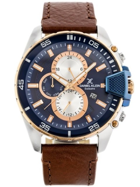 ZEGAREK MĘSKI DANIEL KLEIN EXCLUSIVE 12035A-3 (zl010e) + BOX