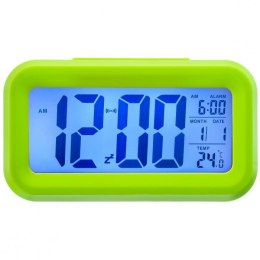 BUDZIK XONIX - LCD - TERMOMETR, SENSOR ZMIERZCHU (do046e)