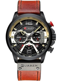 ZEGAREK MĘSKI CURREN 8329 (zc027c) - CHRONOGRAF + BOX