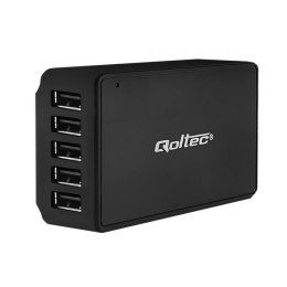 Qoltec Stacja Quick Charge | 5 x USB | max 8A