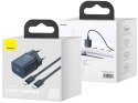 Ładowarka sieciowa Baseus USB-C PD 20W + kabel do Lightning Blue