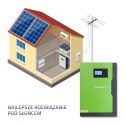 Qoltec Hybrydowy inwerter solarny Off-Grid 3,5kW | 100A | 24V | MPPT | Sinus