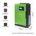 Qoltec Hybrydowy inwerter solarny Off-Grid 3,5kW | 100A | 24V | MPPT | Sinus