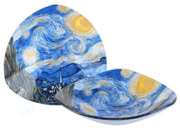 Talerz miseczka dekoracyjna - V. van Gogh, Gwiaździsta Noc 17x17cm