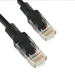 4World Kabel sieciowy, cat.5e UTP, 1.0m, czarny