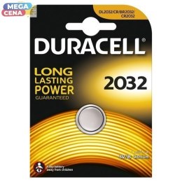 DURACELL | Bateria litowa pastylkowa 2032 1 szt | blister