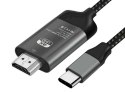 Kabel adapter przewód Alogy USB Type-C - HDMI 4k/60Hz 200cm