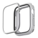 Etui ochronne UNIQ Moduo do Apple Watch Series 4/5/6/7/8/SE 40/41mm kredowy-szary/ chalk-stone grey