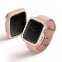 Etui ochronne UNIQ Moduo do Apple Watch Series 4/5/6/7/8/SE 40/41mm różowy-biały/blush-white