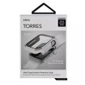 Etui ochronne UNIQ Torres do Apple Watch Series 4/5/6/SE 40mm biały/dove white